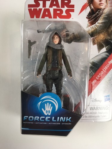 STAR WARS FORCE LINK - JYN ERSO 3 3/4 INCH ACTION FIGURE - NEW - Foto 2 di 8