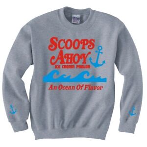 Stranger Things Scoops Ahoy Logo Sweatshirt Ebay