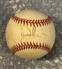 Larry Walker Authentic Signed Autograph National League BP Baseball Rockies HOF