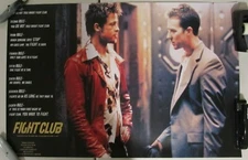 FIGHT CLUB MINT ROLLED MOVIE POSTER 23x35 1999 BRAD PITT EDWARD NORTON