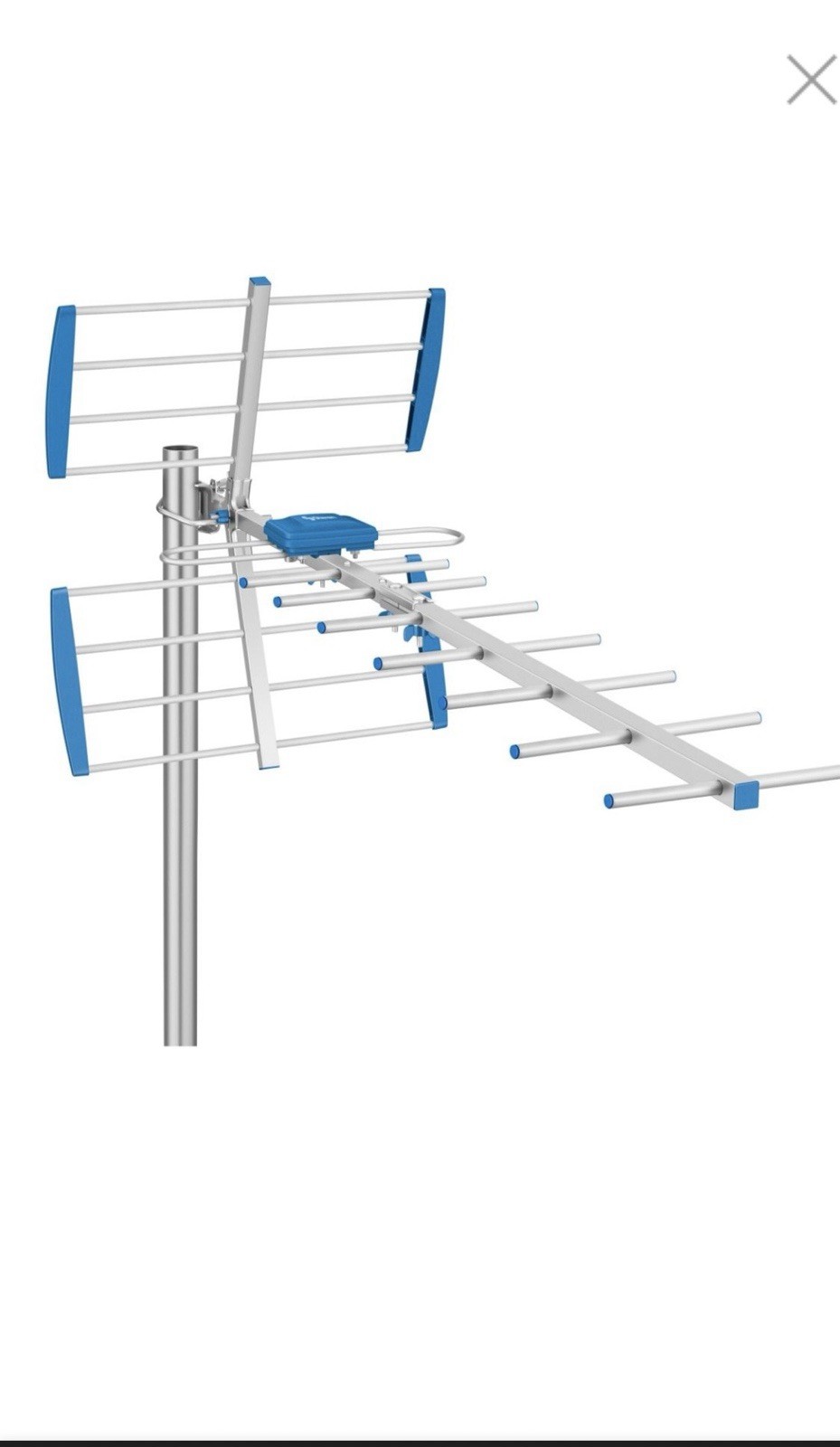 Outdoor Aluminum TV Antenna for Roof Mount, for local channe