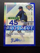 2024 Panini Prospect Edition - Blake Wolters #82 Blue Prizm /149 (RC)