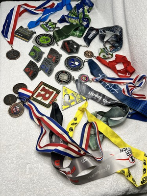 #ad Lot Spartan Race 2016 Finisher Medals And other medals look at photos $110.00