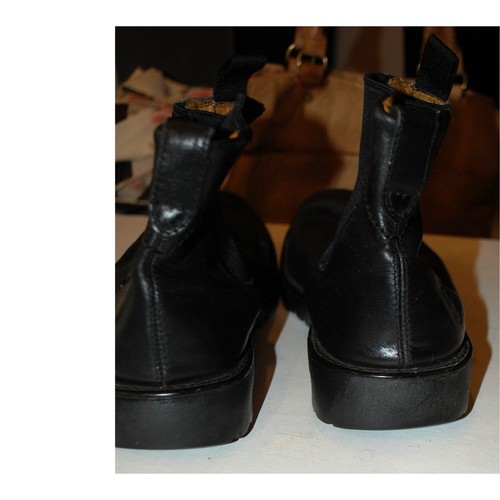 TIMBERLAND Boots Mens 9 Leather Size Black Ankle Chelsea Torrance Waterproof - Picture 4 of 6