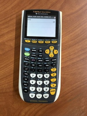 Texas Instruments TI-84 Plus C Silver Edition Graphing Calculator - Black