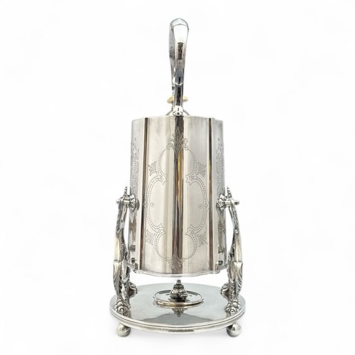 James Deakin & Sons Edwardian Silverplate Spirit Kettle on Stand Sheffield 1322 - Picture 7 of 17