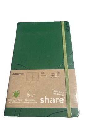 Share Eco Journal A5 Dotted Notebook 192 Pages 13x21cm