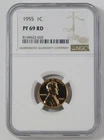 1955 Lincoln Wheat Cent BIG GRADE! NGC Gem Proof 69 RD