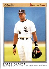 Frank Thomas 1991 O-Pee-Chee Premier #121 Chicago White Sox