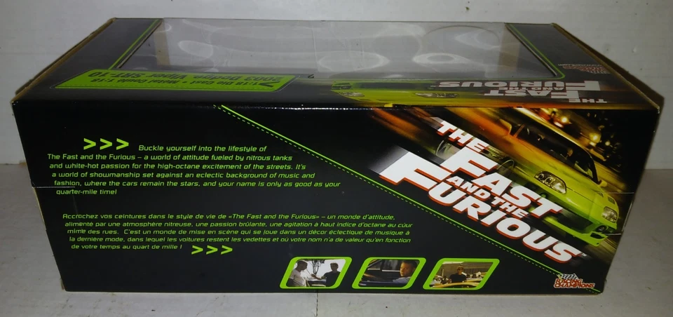 Ertl Racing Champions 1:18 Fast and the Furious 2003 Dodge Viper SRT-10 Yellow - Image 3 of 4