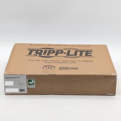 Tripp Lite SMART500RT1U 300W 120V 500VA 6-Outlet Smart UPS Module | Black