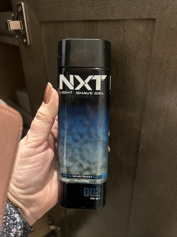 New NXT Light Shave Gel For Sensitive Skin Light Formula 7.05 OZ HTF