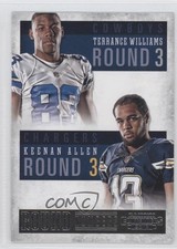 2013 Panini Contenders Round Numbers Terrance Williams Keenan Allen #9 1s7
