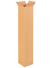 Pack of 25 6 X 6 X 38" Tall Corrugated Boxes