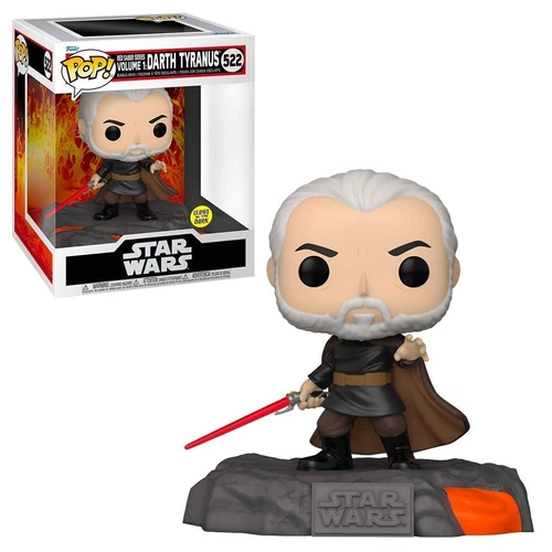 Funko Pop Star Wars: Darth Tyranus Count Dooku #522 - Red Saber Series Vol. 1 - 