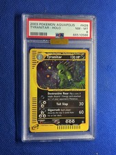 2003 POKEMON AQUAPOLIS #H28 TYRANITAR-HOLO PSA 8 MBA GOLD DAOMOND on eBay