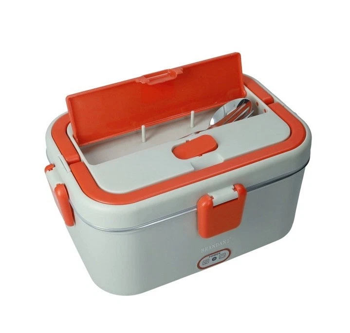 Scaldavivande Porta Pranzo Elettrico Lunch Box BRANDANI Casa Auto 12 e 220 Volt