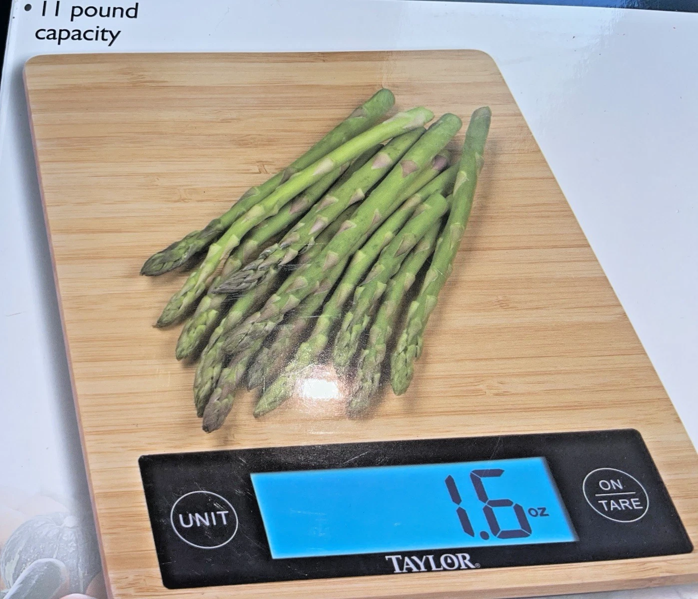 Taylor Bamboo Eco Friendly Food Scale Platform-11 lb Capacity-9 X 7 in Free Ship
Opens in a new wind