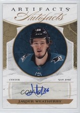 2022-23 Upper Deck Artifacts Auto Facts Jasper Weatherby #AF-JW Auto 0ko