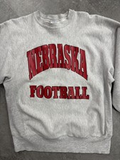 Vtg Nebraska Cornhuskers Sweatshirt Mens XL Champion Reverse Weave 80  s USA