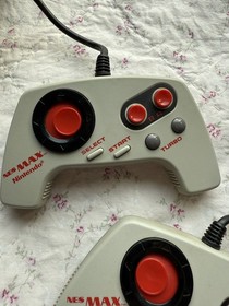 Nintendo 1988 NES Max Turbo Video Game Controller OEM Model NES-027 Set of 2