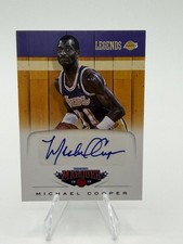 Michael Cooper 2012-13 Panini Marquee #14 Legends Auto Los Angeles Lakers