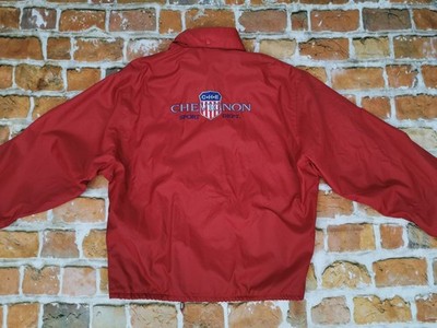 CHEVIGNON REGEN SOMMER WIND VINTAGE JACKE SPORT DEPT. ROT KAPUZE GR:  L TIP TOP
