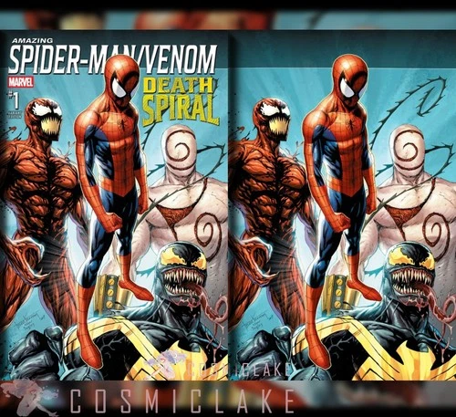 AMAZING SPIDERMAN VENOM DEATH SPIRAL #1 KIRKHAM ULTIMATE FALLOUT SET PRE 2/25☪