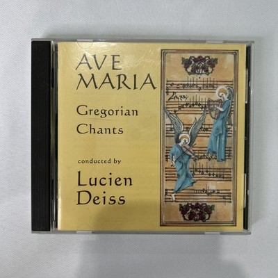 LUCIEN DEISS - Ave Maria - Gregorian Chants CD - Ave Maria Alma Redemp VERY GOOD
