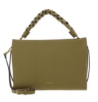 Coccinelle Boheme Grana Double Hand Bag Handtasche Seagrass / Sandshell Khaki