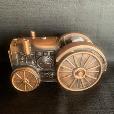 Vintage Banthrico Die Cast Metal Tractor Coin Bank