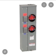 Square D MP22125 - Double Gang/Meter Electrical Panel, 125 A, 240 V, 1 PH
