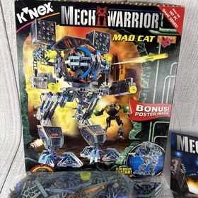 KNex K'NEX Mechwarrior Mad Cat Building Set Open Box Never Built Complete Manual