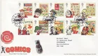 GB Stamps First Day Cover Comics, Beano, Dandy, Eagle, Tiger, Bunty SHS  2012