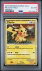 2010 POKEMON WORLD COLLECTION SPANISH PIKACHU-HOLO PSA 6
