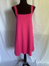Zara Women's Pink A Line Pull Over Tank Dress Size Large