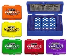 Classic Farkel Flat Dice Game Pocket Pack Travel Size Farkle Fun