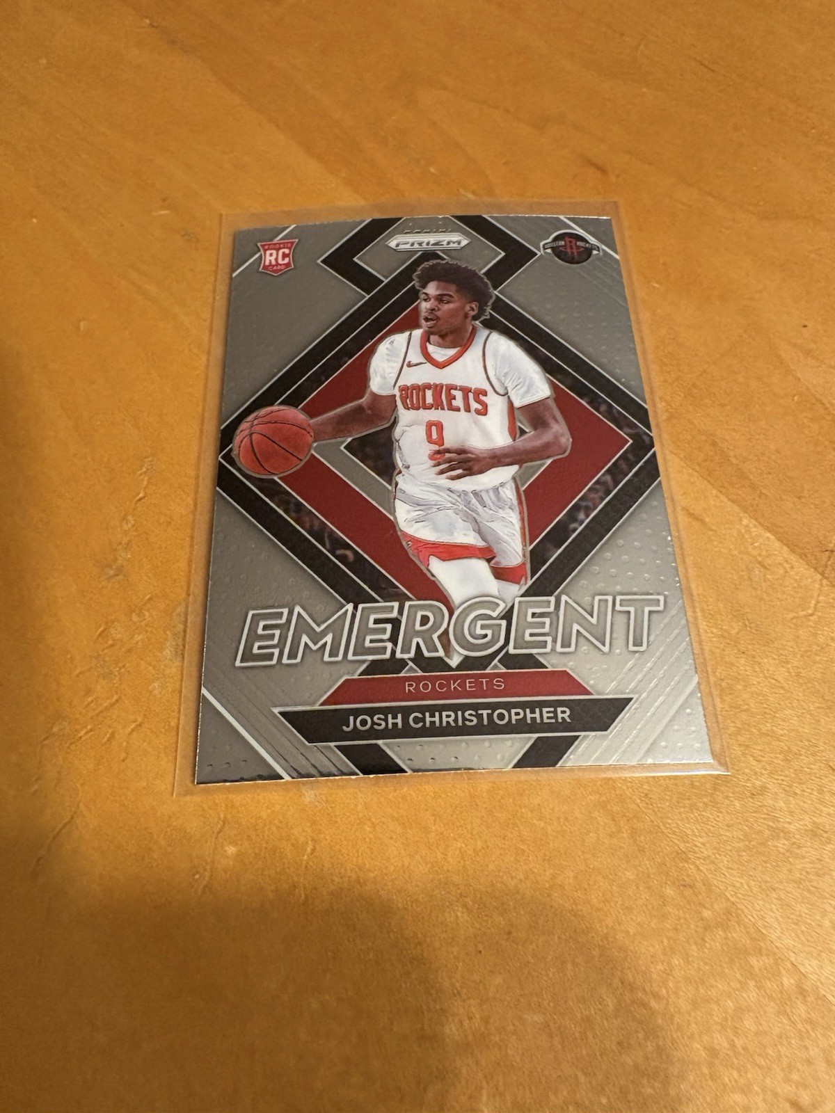 2021-22 Panini Prizm #24 Josh Christopher Emergent Prizms Silver Houston Rockets
