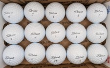 15 Titleist ProV1 White 5A/4A Near Mint Used Golf Balls Pro V1 Logos