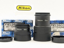  TOP MINT in Box Nikon Fieldscope Eyepiece set of 15x  30x from Japan 32041