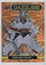 2021-22 Upper Deck Series 1 Dazzlers Orange Spencer Knight #DZ-21 13c4