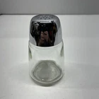 Vintage Federal Housewares MCM Glass Salt Shaker w/ Chrome Lid 4.5"