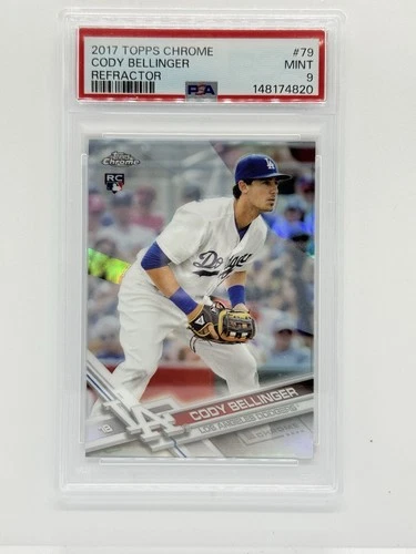 2017 Topps Chrome Cody Bellinger PSA 9
