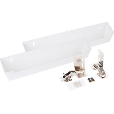 Hardware Resources 14-13/16'' Plastic Tip-Out Tray Kit for Sink Front