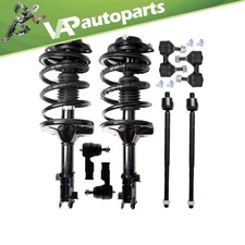 10pcs Front Struts + Stabilizer Link Tie Rod For 2001 - 2006 Hyundai Elantra