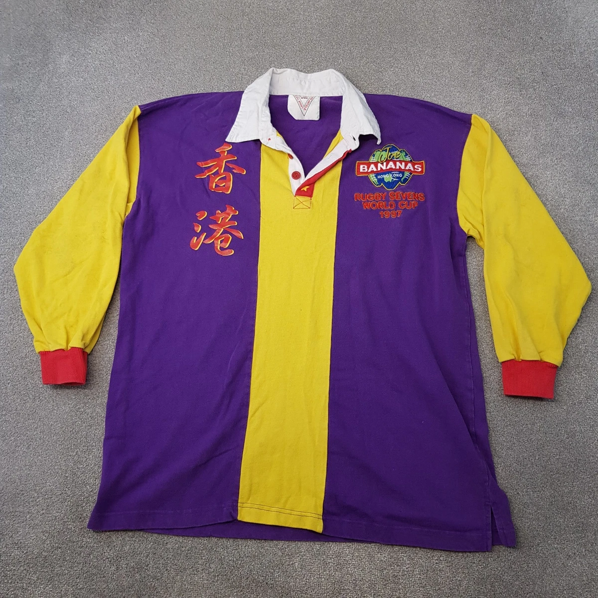 T-shirt Vintage Sevens Rugby Invitation 1987 Hong Kong - Taille M