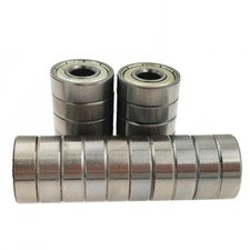 20 PCS 608 ZZ Ball Bearings Double Metal Sealed Miniature Deep Groove Ball ...