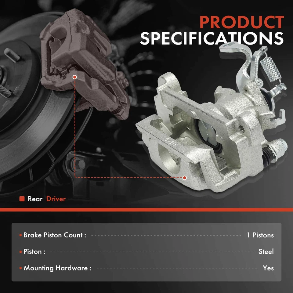 Pinza de freno trasera izquierda con soporte para Mitsubishi Outlander Sport Outlander Foto 2 de 4