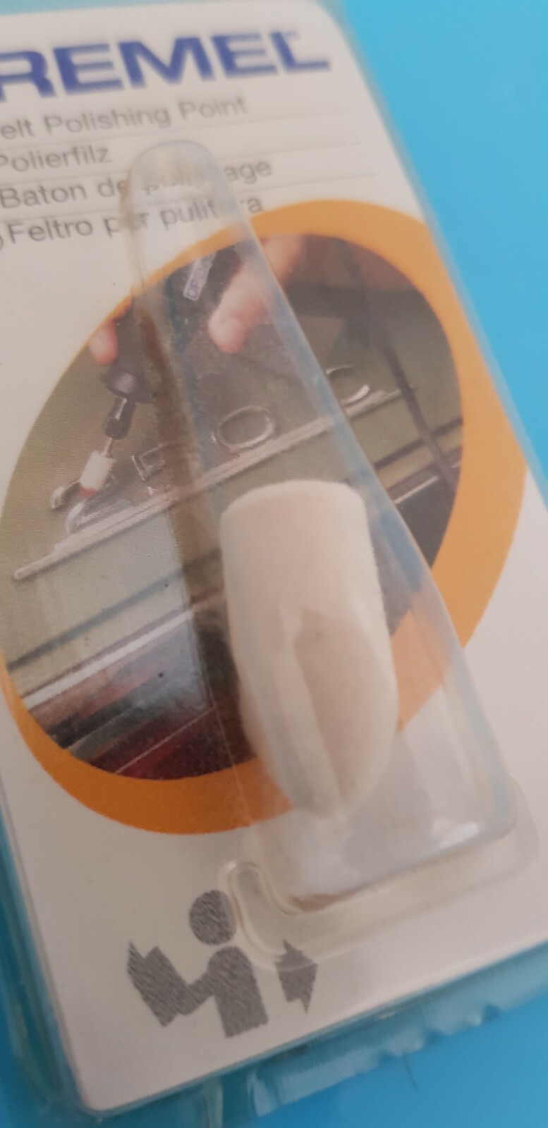 Dremel 422 Felt Polishing Point Cone 3/8" Attachment NEW Sealed Blister pack NIP eBay