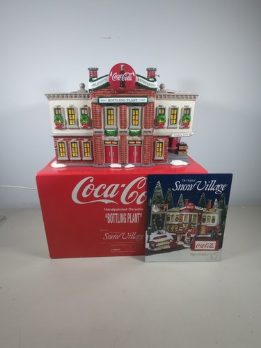 Coca Cola Bottling Plant 54690 Department 56 Beautiful Set - Picture 2 of 22